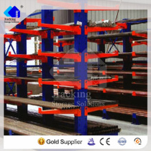 Warehouse Storage Steel High Capacity Cantilever Rack For Tube Storage